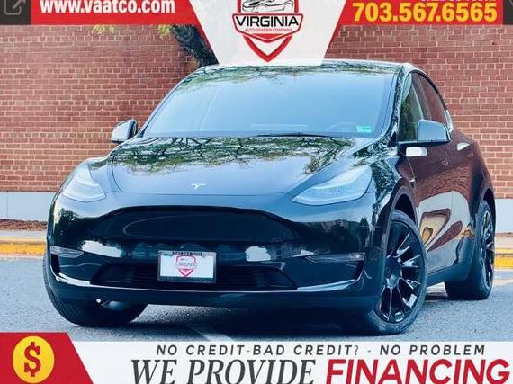 TESLA MODEL Y 2021 5YJYGDEE7MF188923 image